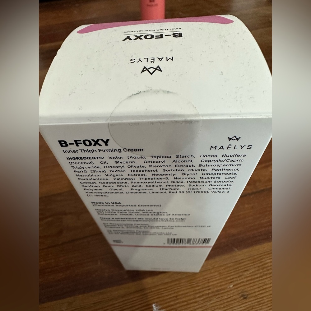 🔥 MAELYS B-FOXY Inner Thigh Firming Cream, Retails $49 SEALED BOX - Picture 4 of 5